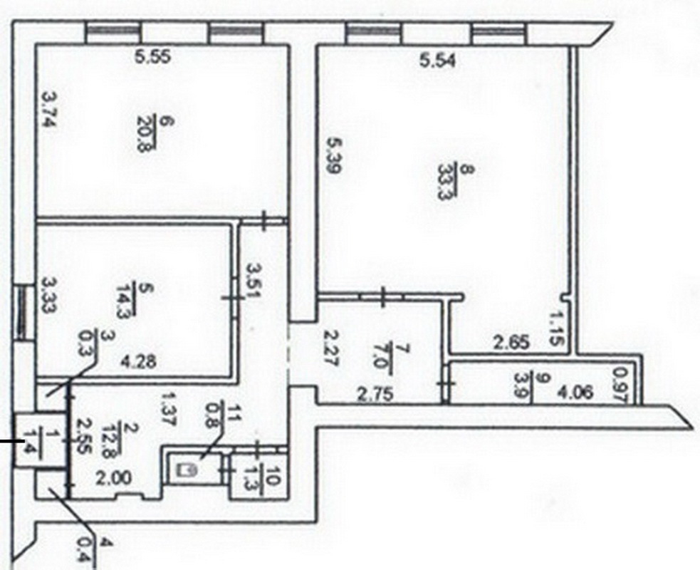 Продаж офісу 97 м², Інститутська вул., 18