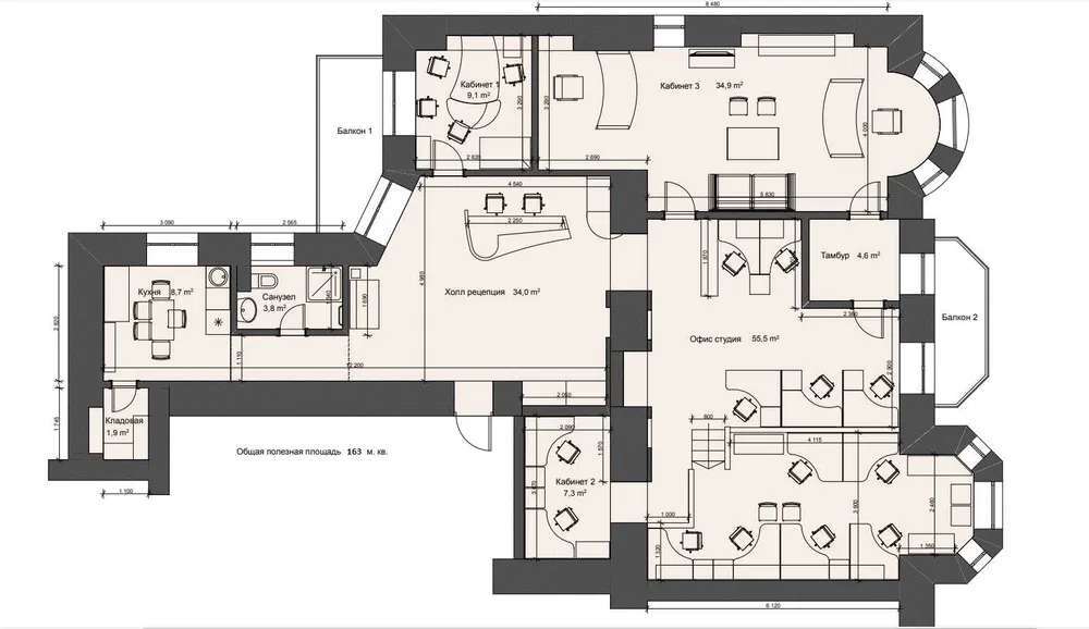 Продаж 4-кімнатної квартири 163 м², Саксаганського вул.