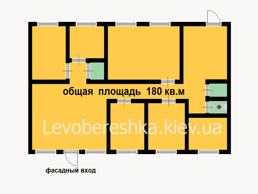 Оренда офісу 180 м², Миру пров.