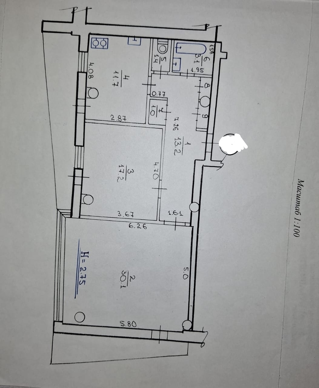 Продаж 2-кімнатної квартири 84 м², Юрія Гагаріна просп., 43/1