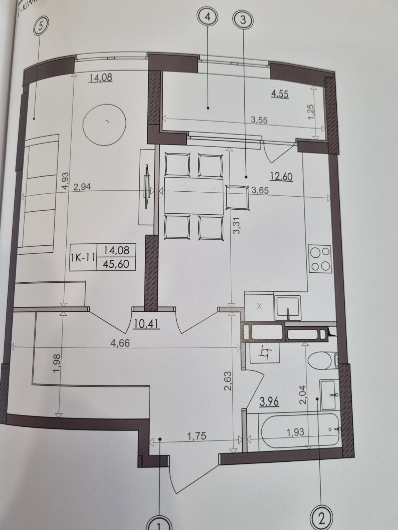 Продажа 1-комнатной квартиры 45 м², Столичное шоссе, 3