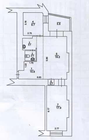 Продаж 2-кімнатної квартири 60 м², Саксаганського вул., 131А