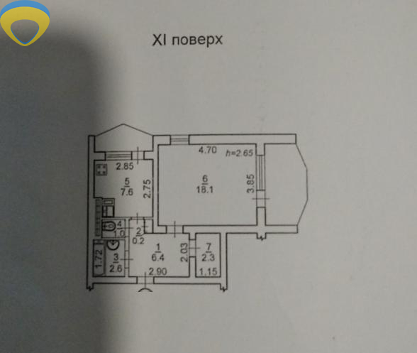 Продаж 1-кімнатної квартири 42 м², Академіка Корольова вул.