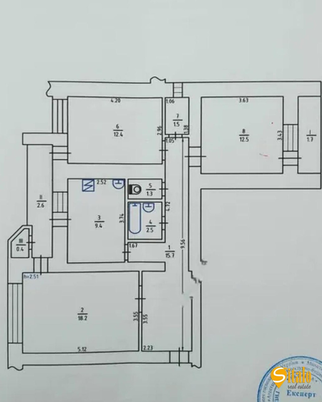 Продажа 3-комнатной квартиры 78 м², Маршала Тимошенко ул., 18