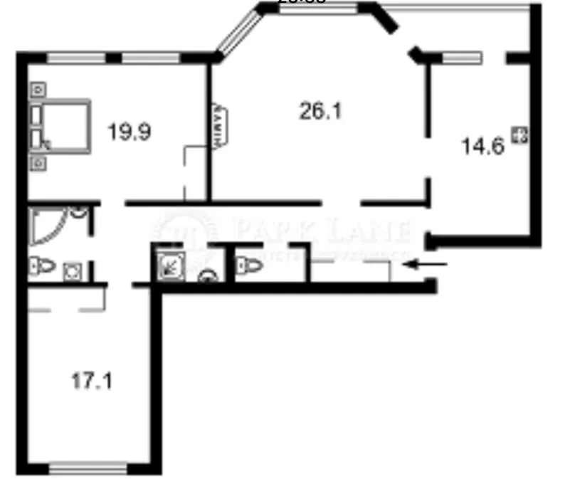 Аренда 3-комнатной квартиры 107 м², Никольско-Слободская ул., 4В