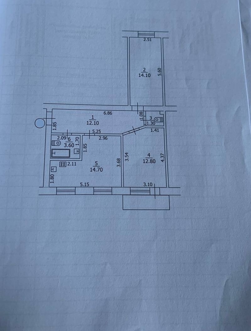 Продажа 2-комнатной квартиры 60 м², Александрийский бул.
