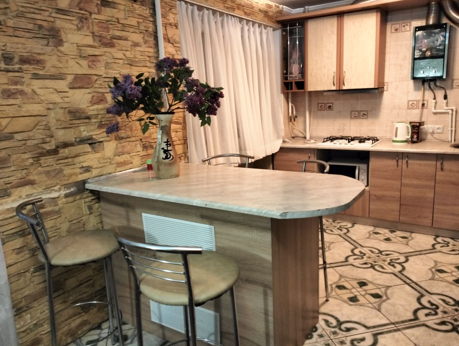 2-комнатная квартира посуточно 55 м², Глеба Бабича., 105