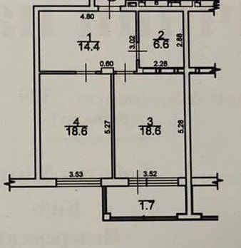 Продажа 1-комнатной квартиры 60 м², ЖК 52 Жемчужина (Pechersk Plaza), 19А