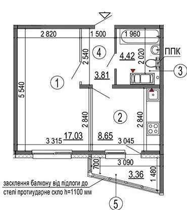 Оренда 1-кімнатної квартири 36 м², Бориса Гмирі вул., 16а