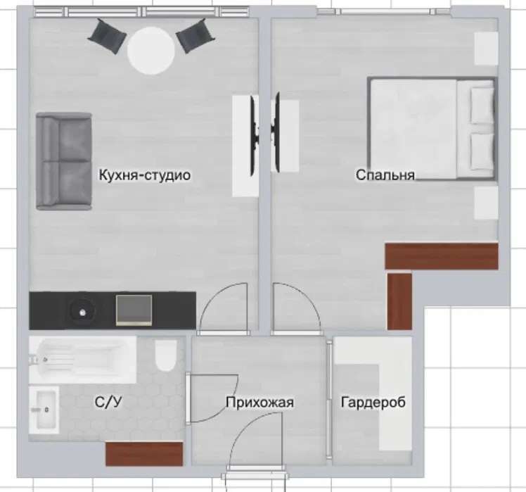 Продаж 2-кімнатної квартири 45 м², Шолуденка вул., 1А