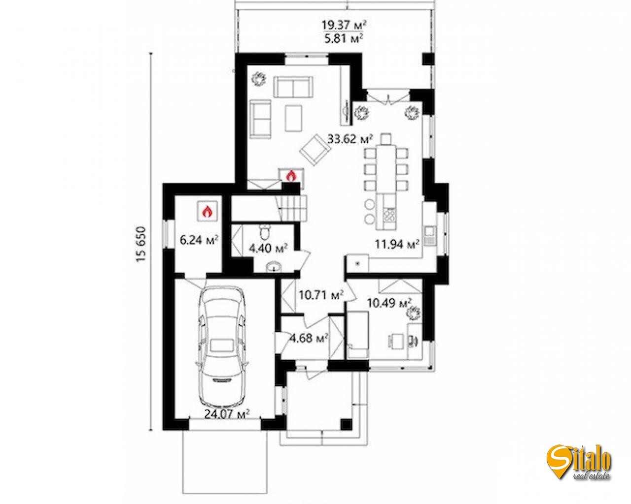 Продажа дома 193 м², 1-я Озерная ул.