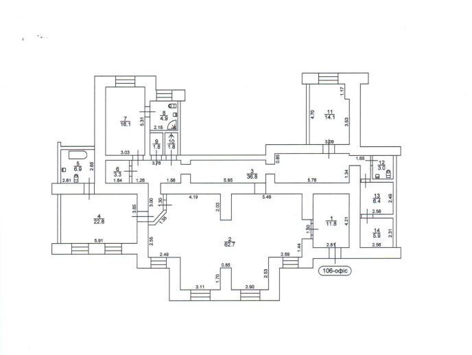 Продаж офісу 198 м², Валерія Лобановського просп., 14