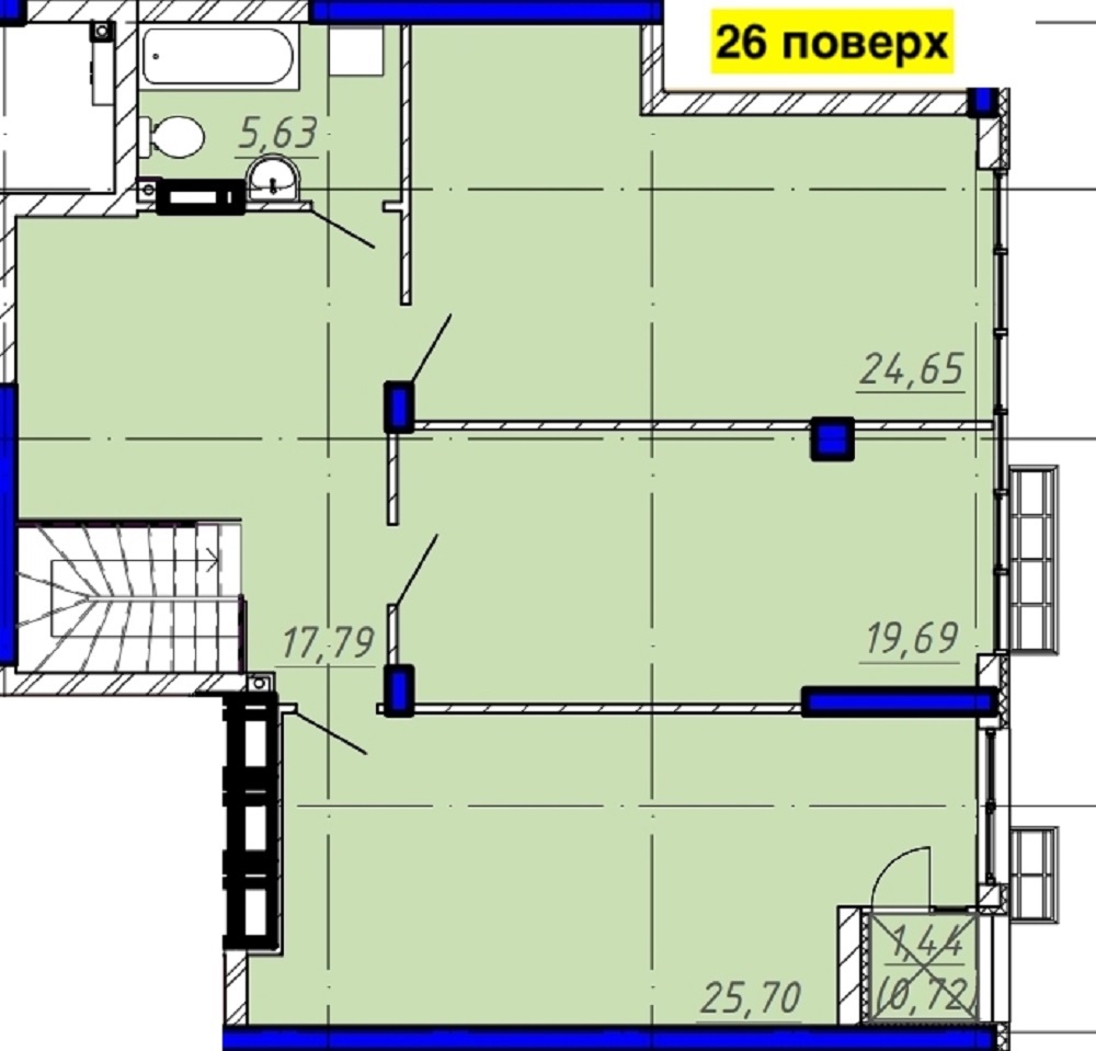 Продажа 5-комнатной квартиры 186 м², Михаила Бойчука ул., 41Б