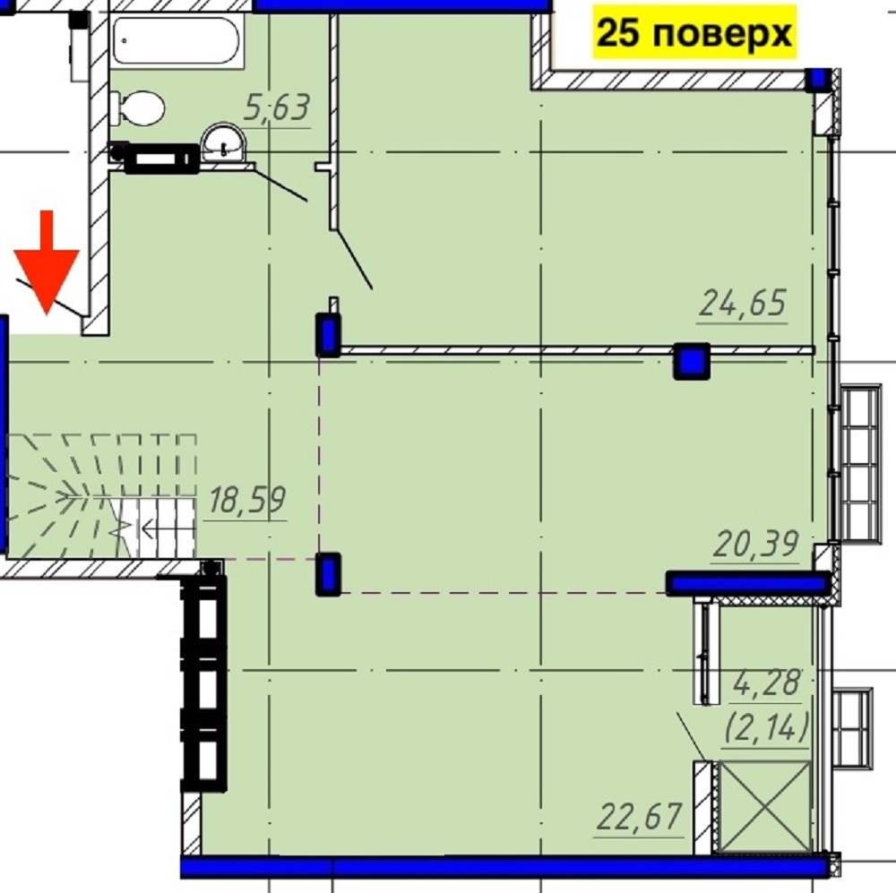 Продажа 5-комнатной квартиры 186 м², Михаила Бойчука ул., 41Б