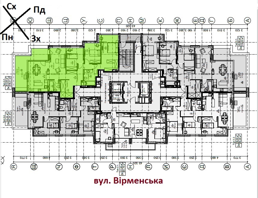 Продаж 3-кімнатної квартири 116.2 м², ЖК Метрополія-2, Будинок 1