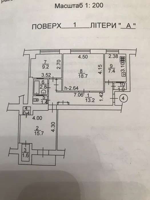 Продаж 3-кімнатної квартири 72 м², Бакинська вул.