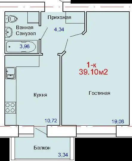Продажа 1-комнатной квартиры 42 м², Сенная ул.