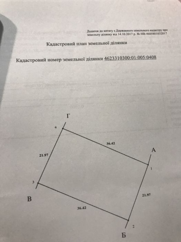 Продаж ділянки під індивідуальне житлове будівництво 8 соток