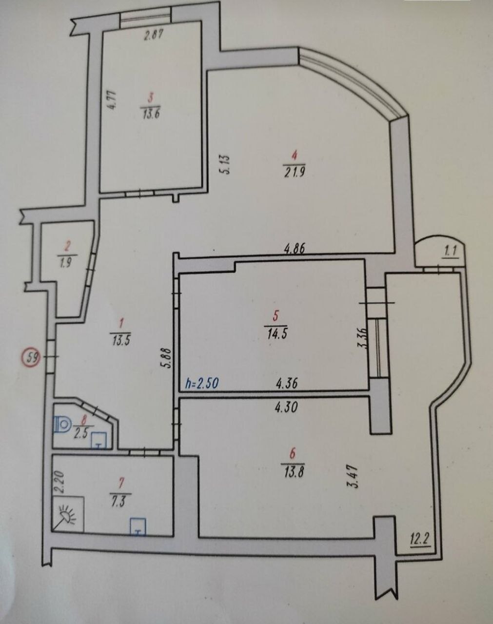 Продажа 3-комнатной квартиры 107 м², Староконстантиновское шоссе, 26/2