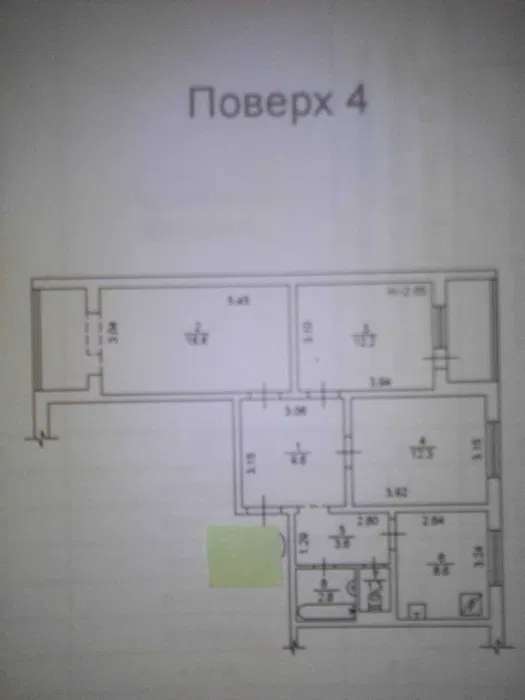 Продаж 3-кімнатної квартири 75 м², Бориспільська вул., 34