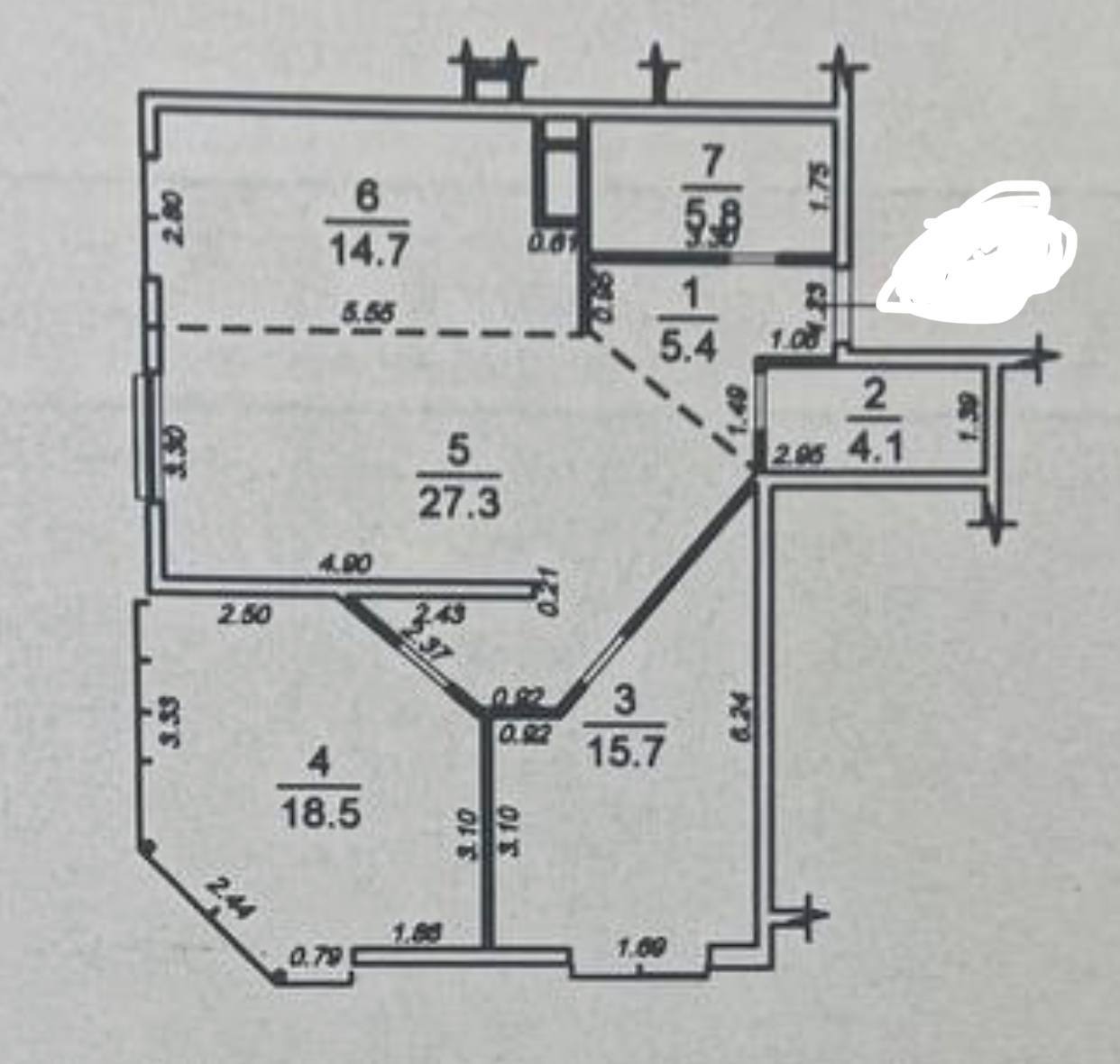 Продаж 3-кімнатної квартири 91 м², Итальянский бул., 1а