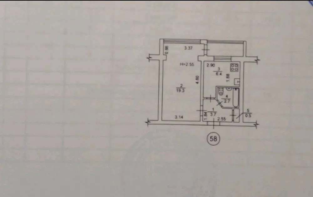 Продаж 1-кімнатної квартири 33 м², Чоколівський бул., 20