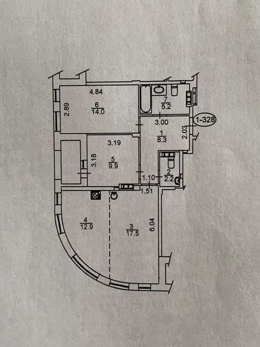 Продажа 2-комнатной квартиры 72 м², Теремковская ул., 4А