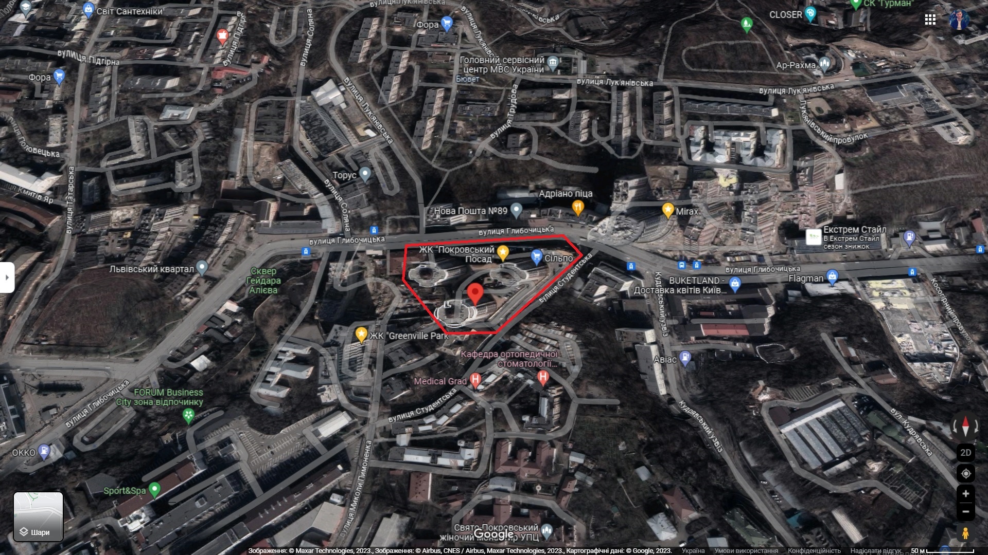 Оренда офісу 190 м², Глибочицька вул., 32А