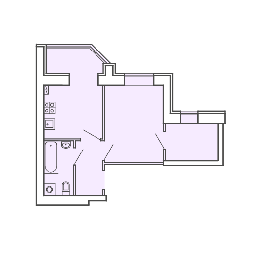 1-комнатная 35.9 м² в ЖК Kvartal от 37 000 грн/м², Запорожье