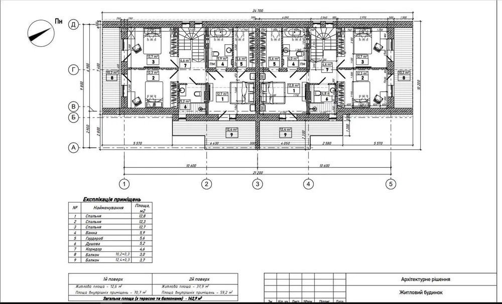 Продажа дуплекса 143 м², Антонова ул.