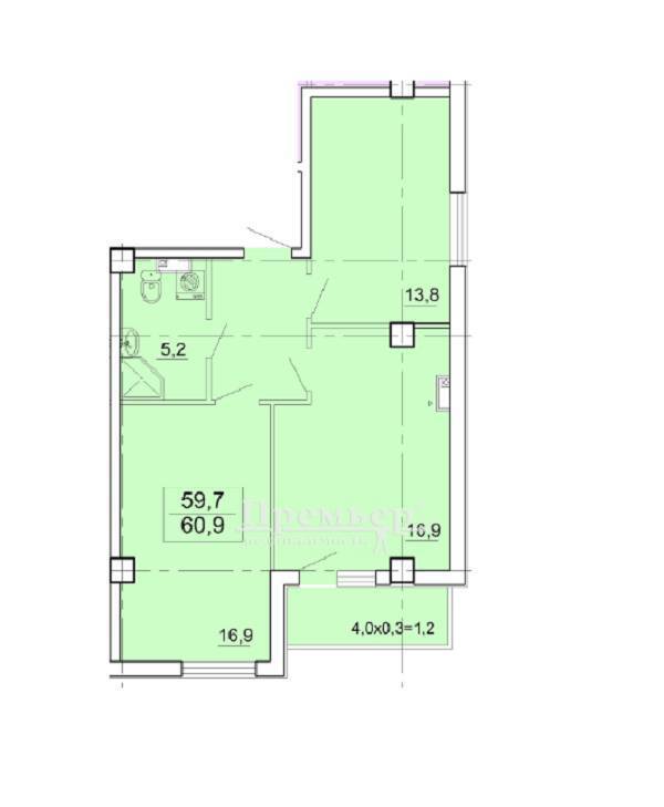 Продажа 2-комнатной квартиры 60 м², Карантинная ул.