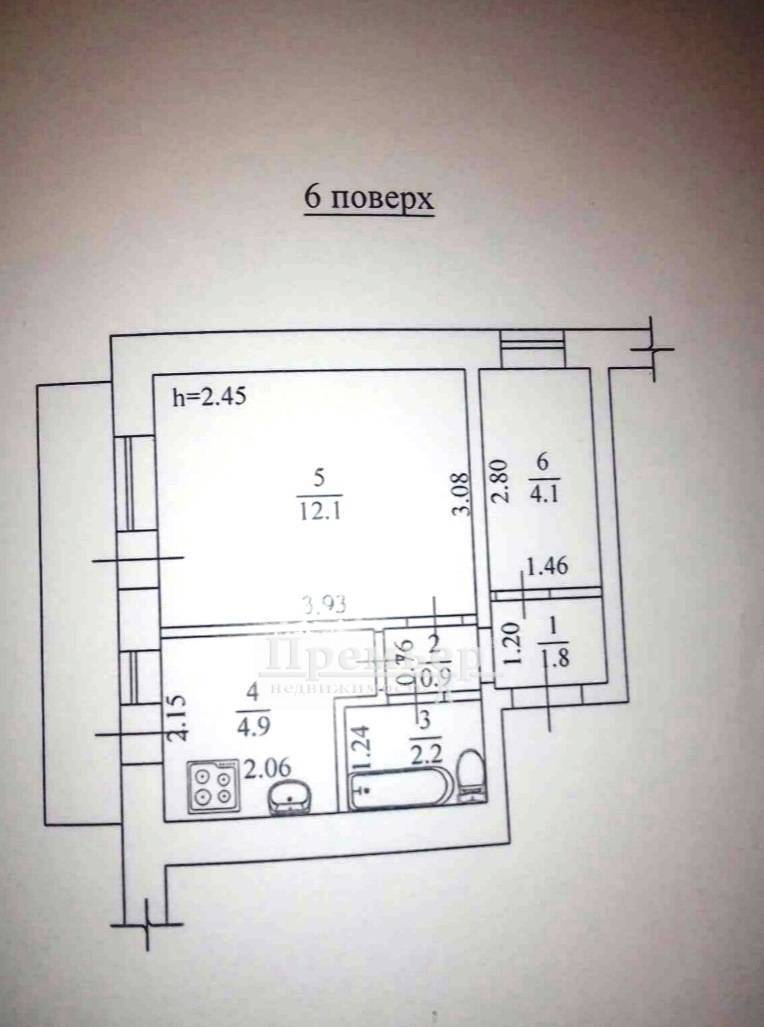 Продажа 1-комнатной квартиры 27 м², Академика Королева ул.
