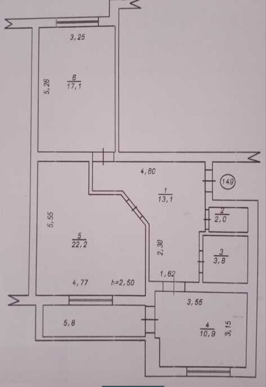 Продаж 2-кімнатної квартири 75 м², Будівельників вул.