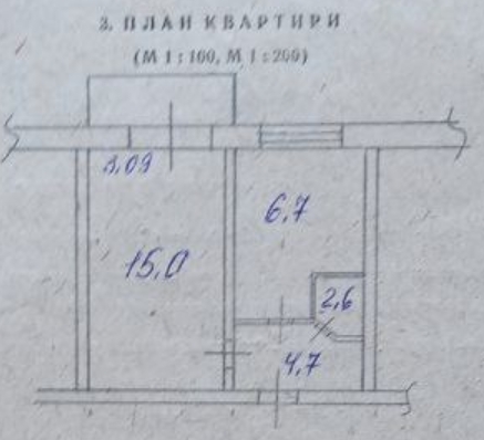 Продажа 1-комнатной квартиры 30 м², Кольцова бул., 3А