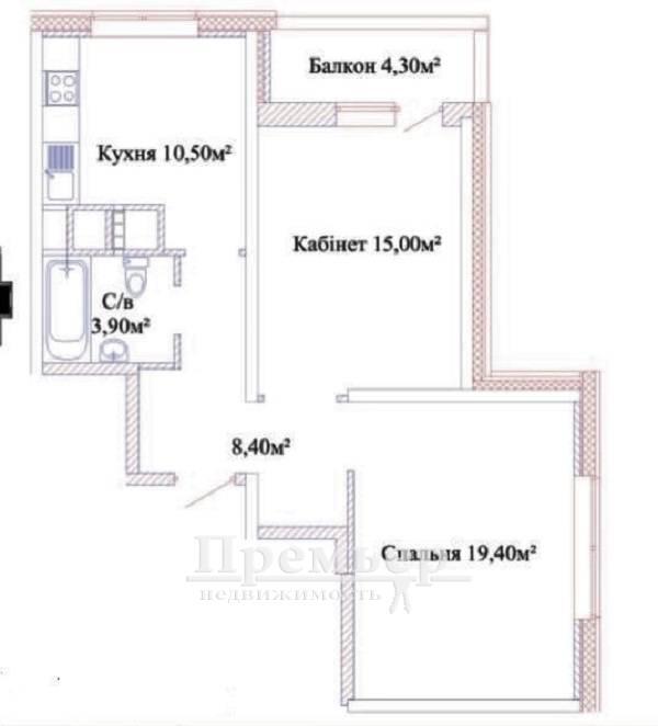 Продаж 2-кімнатної квартири 61 м², Варненська вул.