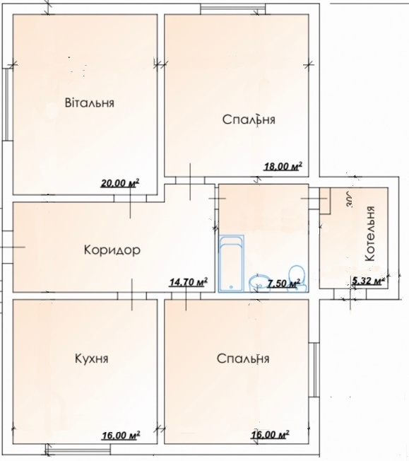 Продаж будинку 100 м², Космодем'янської Зої, 106