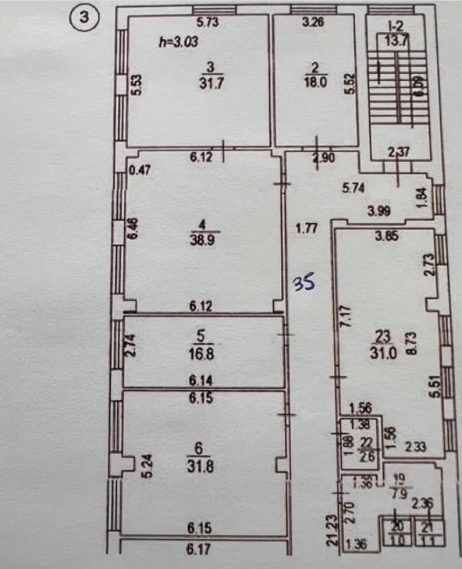 Оренда офісу 216 м², Столбовая вул.