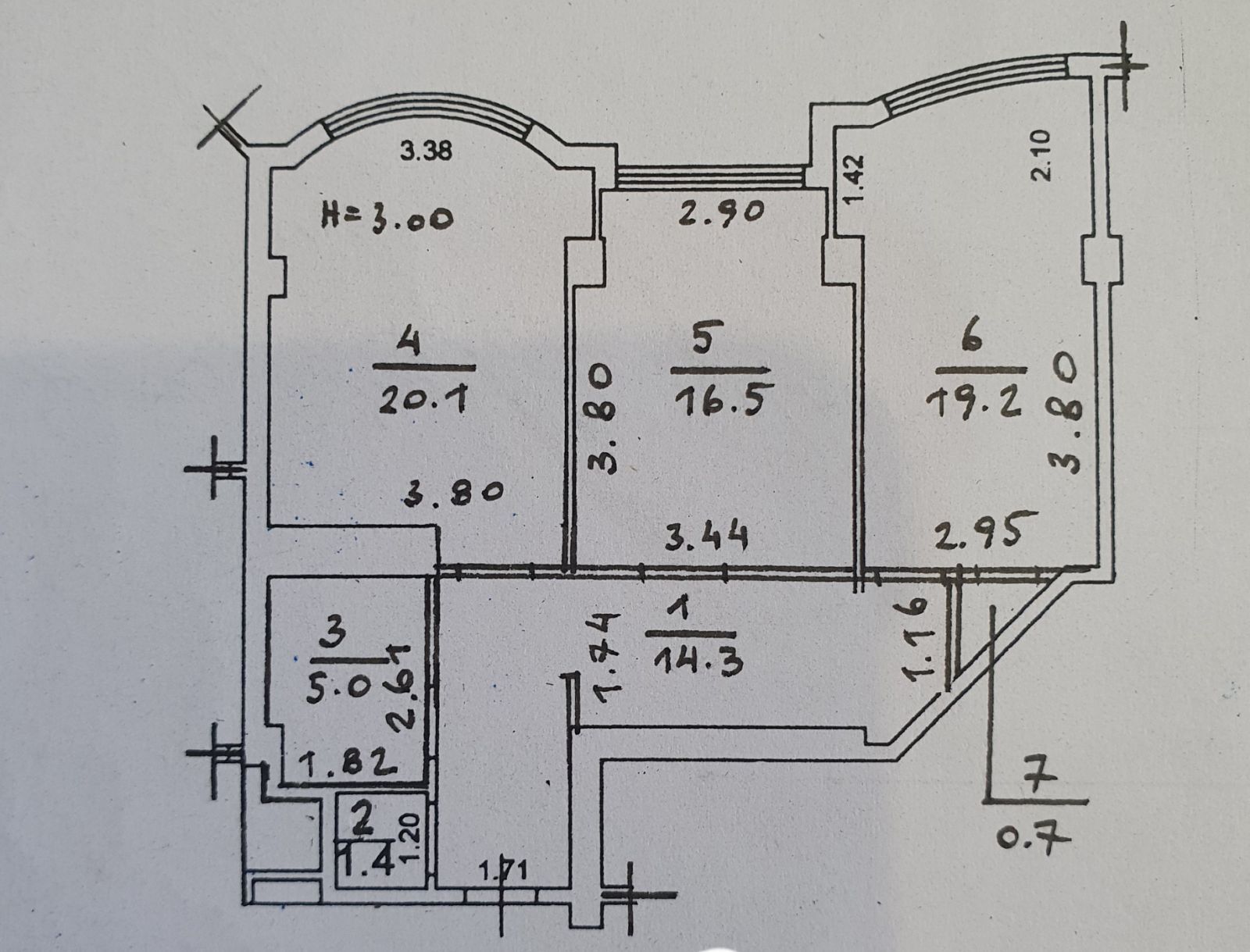 Продаж 2-кімнатної квартири 77 м², Французский бул., 22