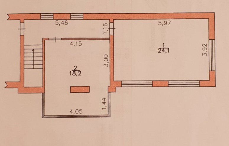 Продаж офісу 42 м², Проскурівська вул.