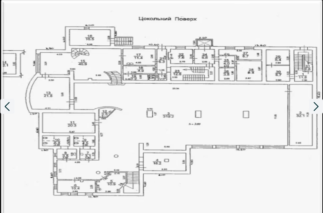 Аренда помещения свободного назначения 1700 м², Академика Глушко просп.