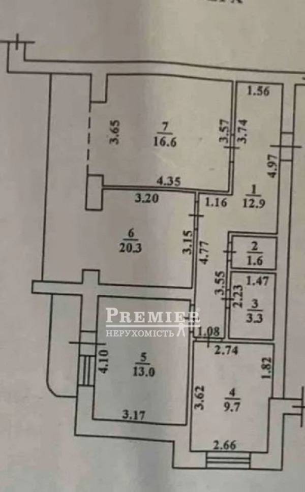 Продаж 3-кімнатної квартири 78 м², Семена Палія вул.