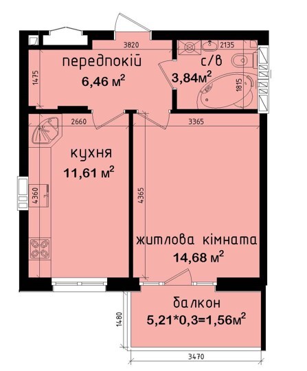 1-кімнатна 38.15 м² в ЖК Кришталевi джерела від 54 000 грн/м², Київ