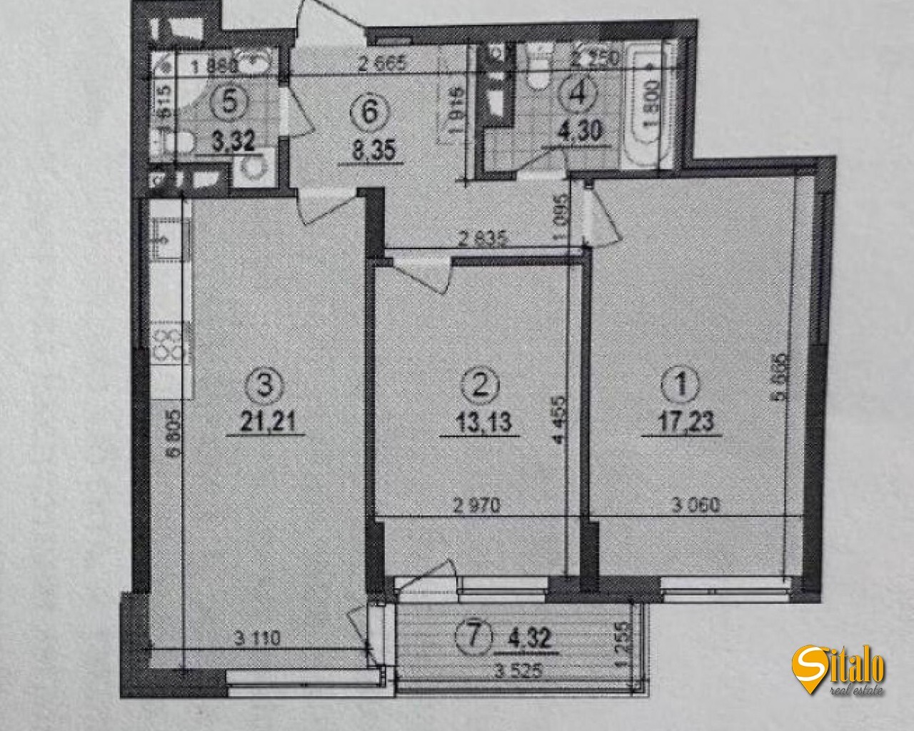 Продажа 2-комнатной квартиры 69 м², Александра Олеся ул.