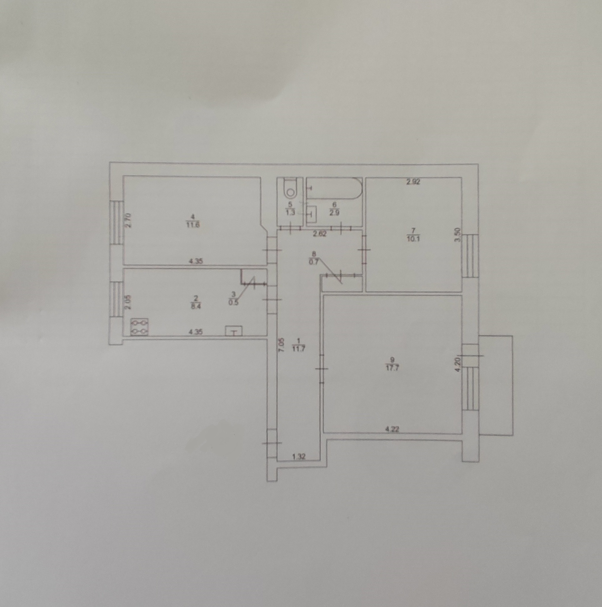 Продажа 3-комнатной квартиры 65 м², Ладожская ул., 34