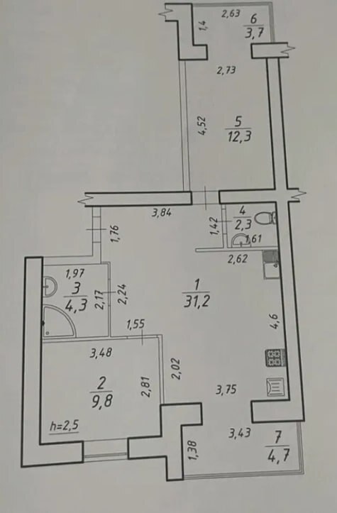Продажа 2-комнатной квартиры 68.3 м², Прокофьева ул.