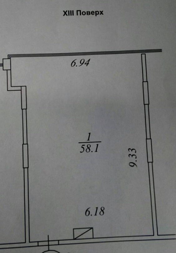 Продаж 1-кімнатної квартири 58 м², Володимира Вернадського вул.