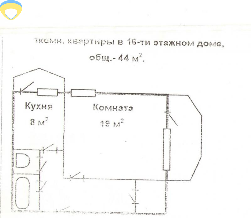 Продажа 1-комнатной квартиры 42 м², Архитекторская ул.