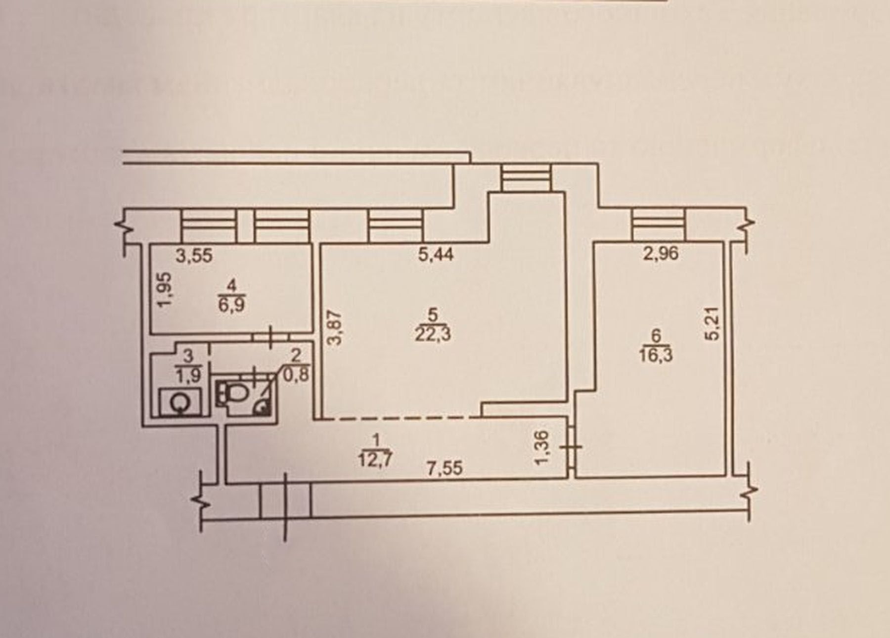 Продаж 2-кімнатної квартири 61 м², Михайлівська вул., 22Б