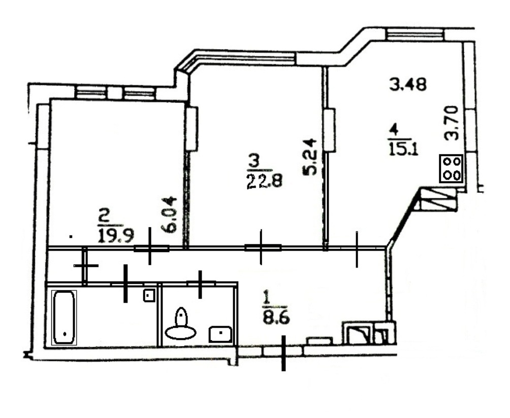 Продаж 2-кімнатної квартири 75 м², Олександра Мішуги вул., 2