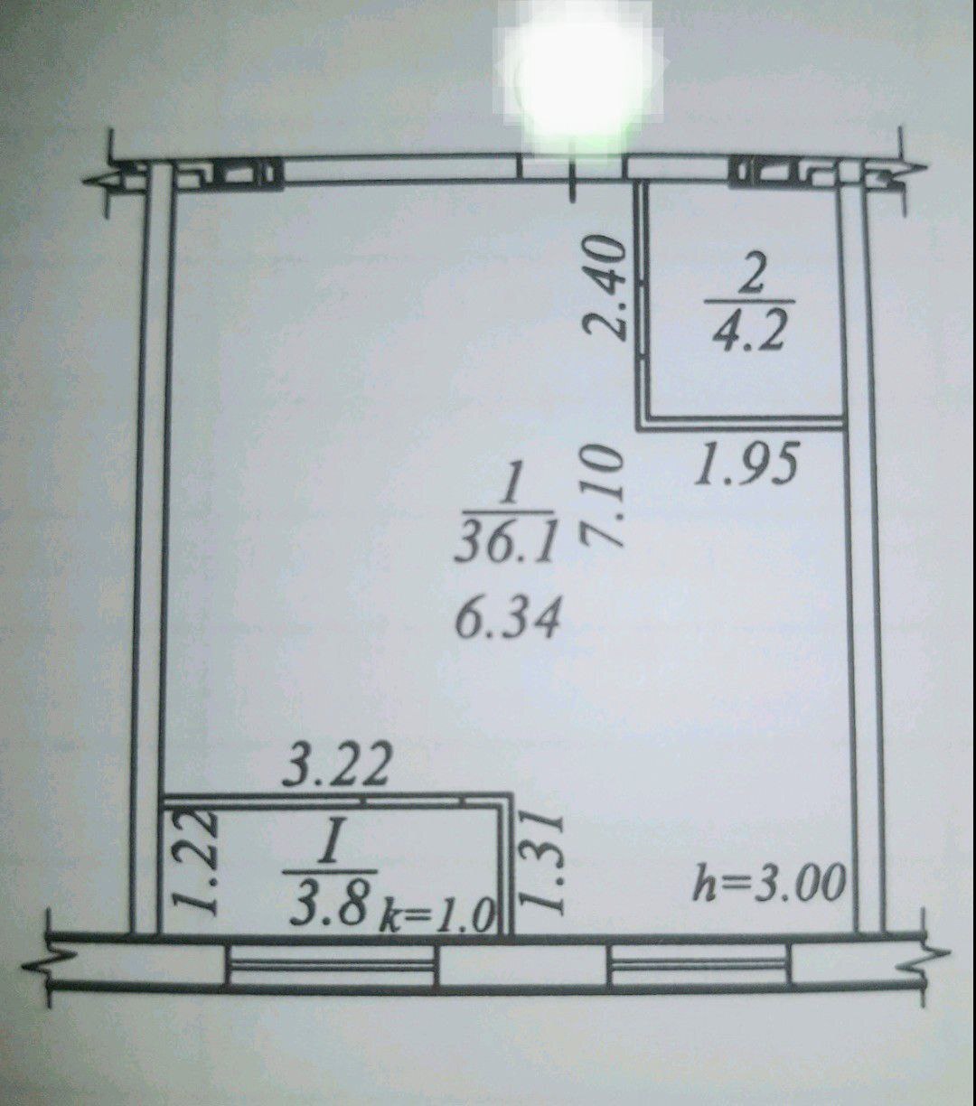 Продаж 2-кімнатної квартири 44 м², Олеся Гончара вул.